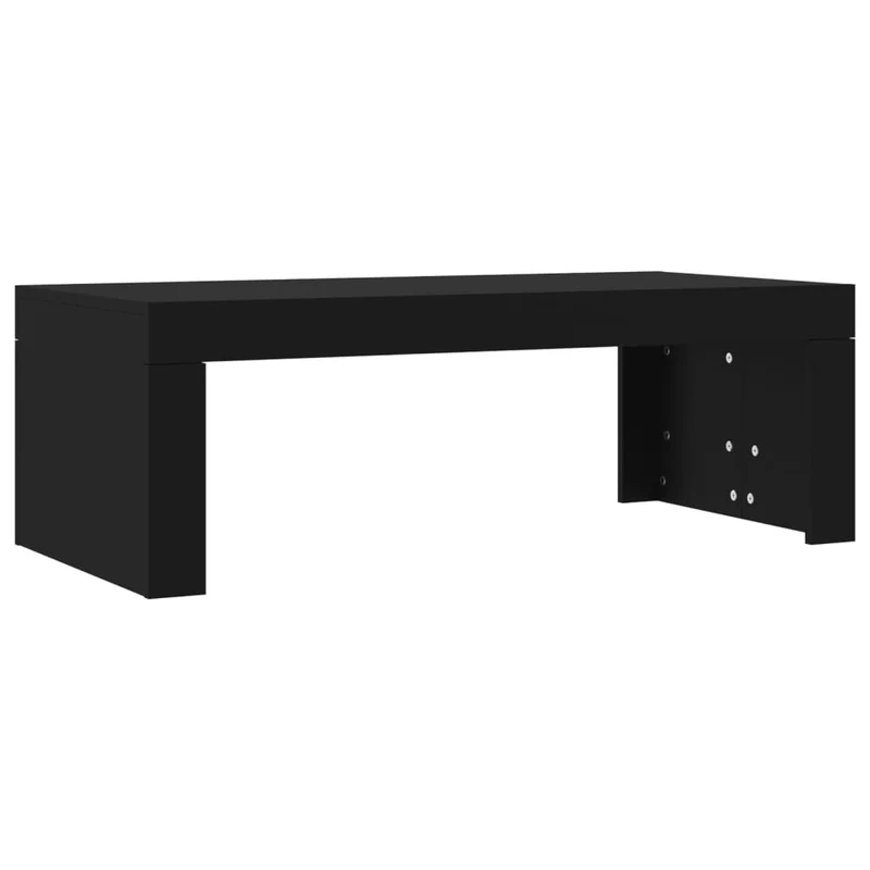Table basse design moderne et contemporaine 102 x 50 x 36 cm bois d'ingénierie noir DEC039592