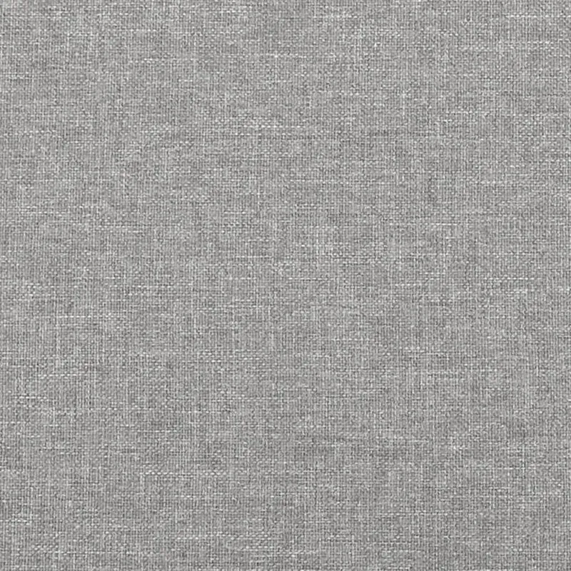 Sommier à lattes sur pieds cadre de lit 100x200 cm tissu gris clair TDL0207210