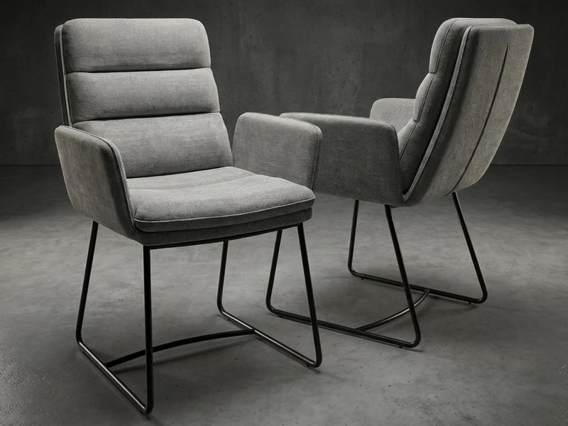 Lot de 2 chaises avec accoudoirs - Copenhague