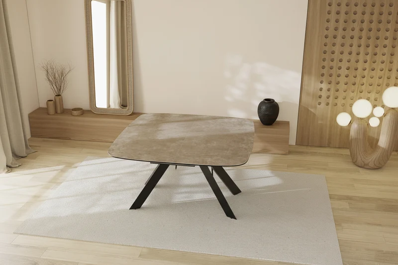 Table carré extensible céramique - Mexico Akante
