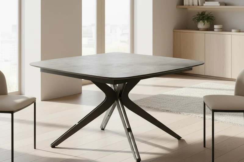 Table céramique carré extensible - Lima Akante