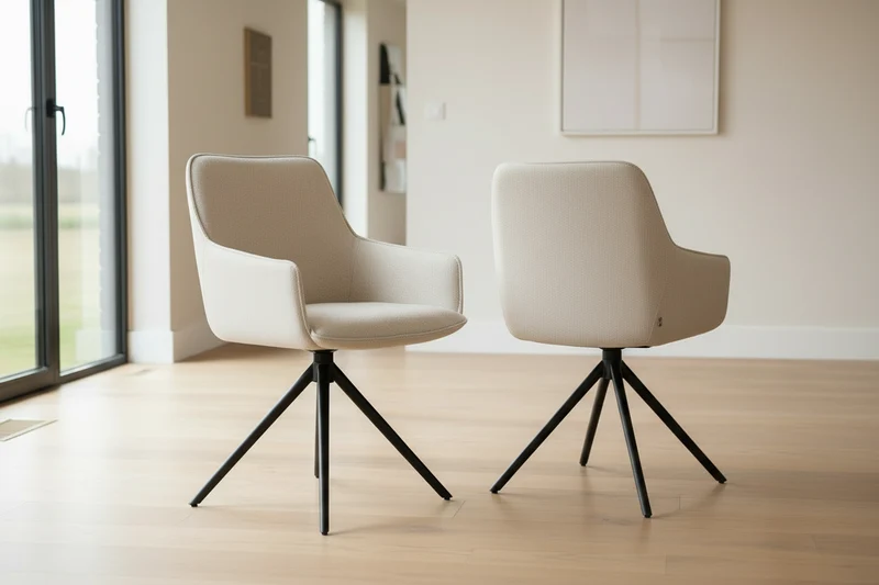 Lot de 2 chaises pivotante - Amsterdam