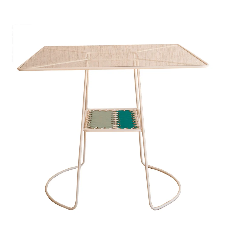 Table Palmer Carrée Outdoor Bicolore