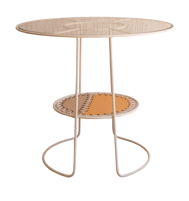 Table Palmer Ronde Outdoor Bicolore