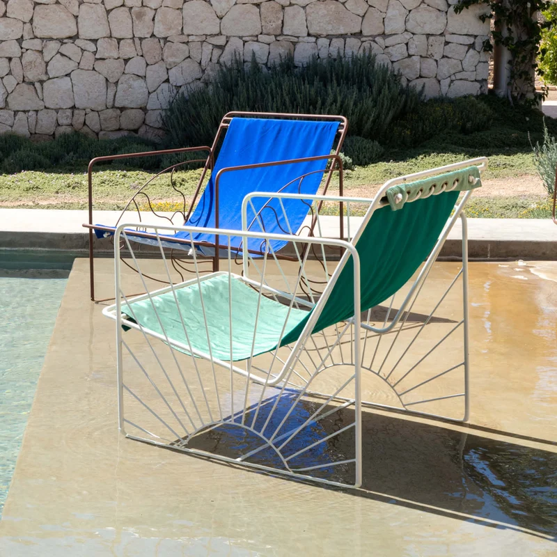 Fauteuil Eldorado Toile Bicolore