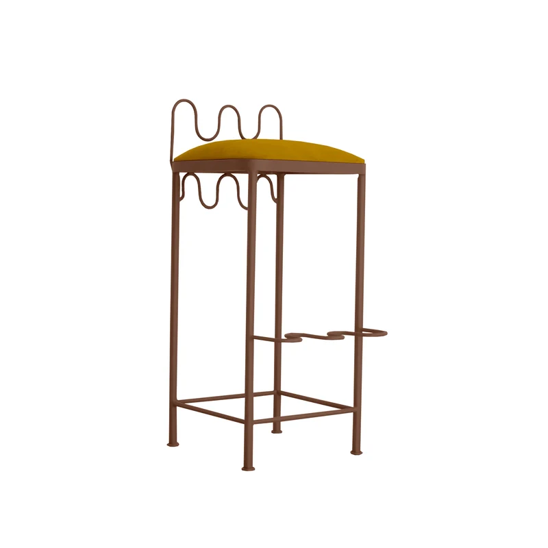 Tabouret de bar Dolores Velours