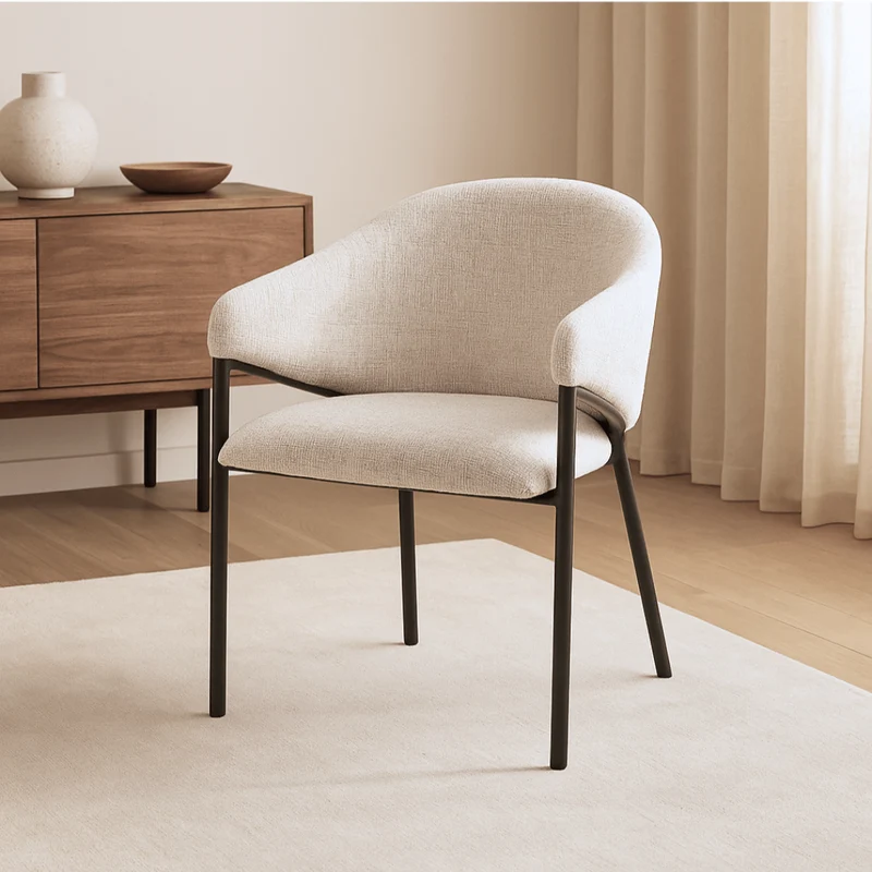 Pack 2 Silla de comedor nórdica Nalón