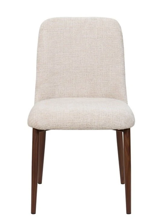 Pack 2 Silla de comedor nórdica Toulouse beige