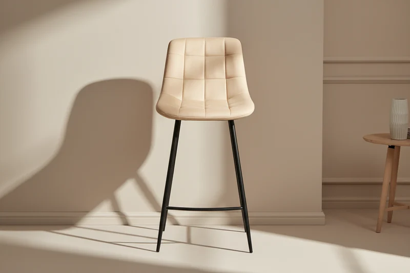 Chaises de bar en velours - Juta