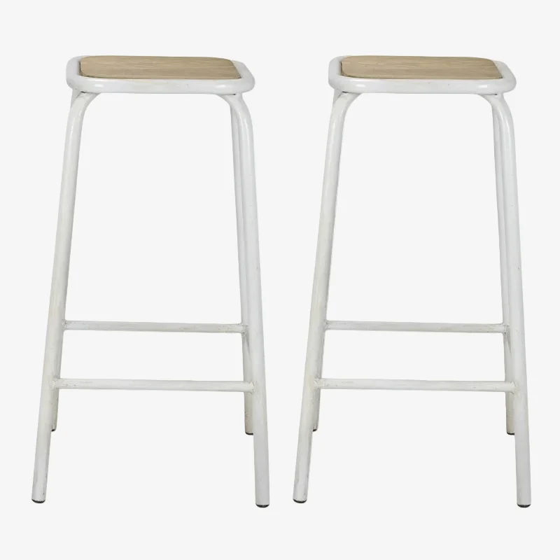 2 Pack Taburetes de bar vintage Manhatan