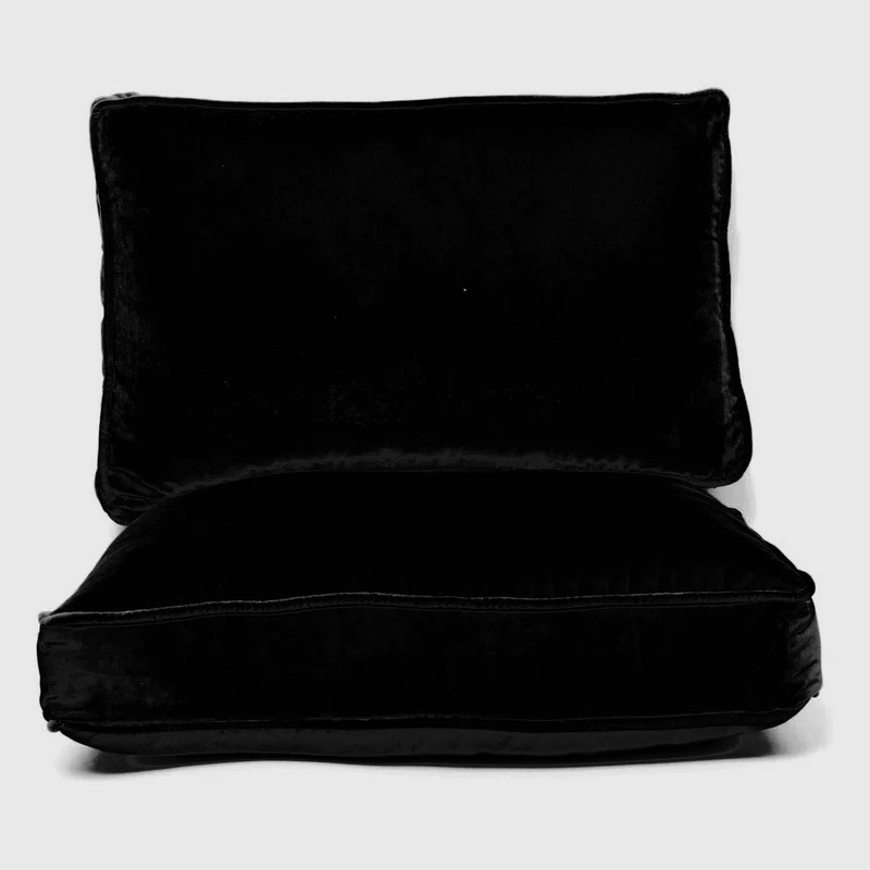 Housse seule Fauteuil Croisette Velours noir