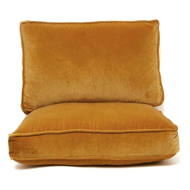 Housse seule Fauteuil Croisette Velours camel