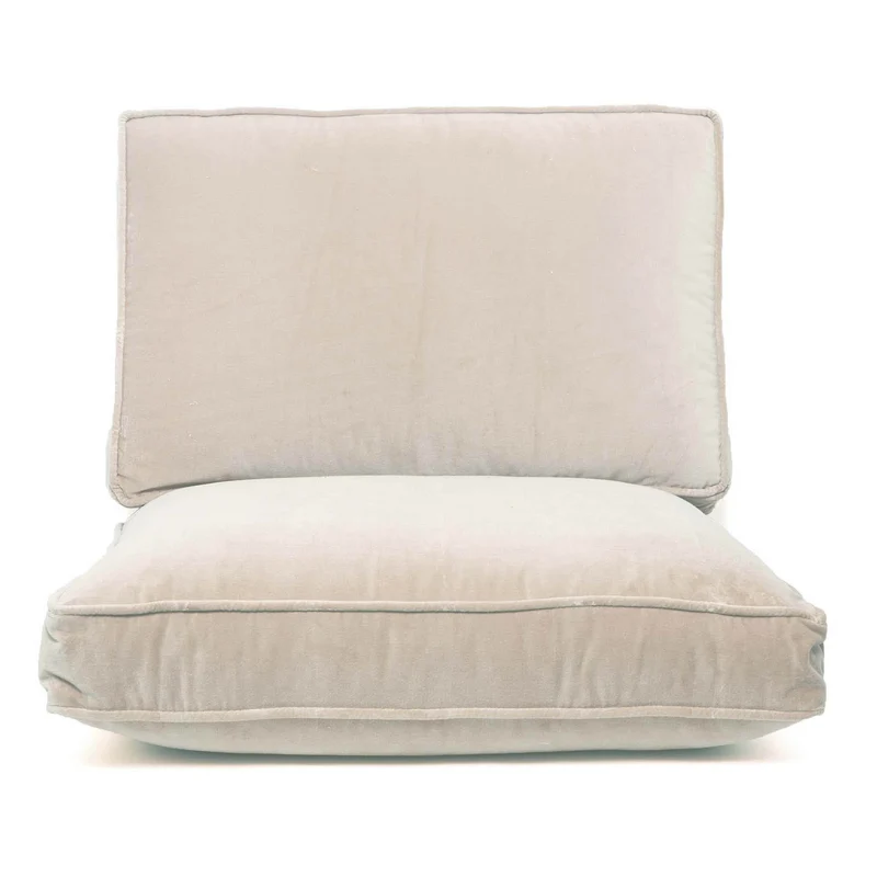 Housse seule Fauteuil Croisette Velours ecru