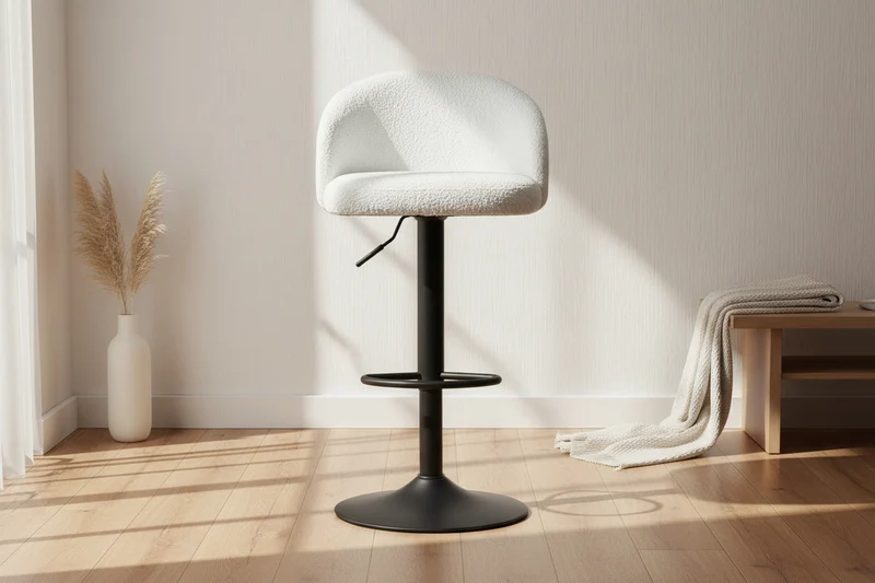 Tabouret de bar bouclette réglable – Ardal