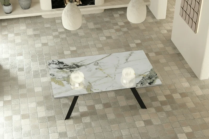 Table extensible céramique marbre - Ontario XL Akante