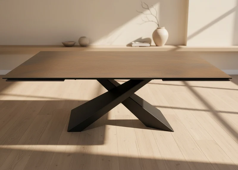 Table extensible céramique rouille - Bond