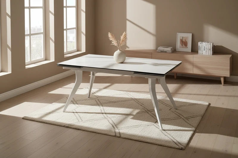 Table extensible céramique marbre - Thorus