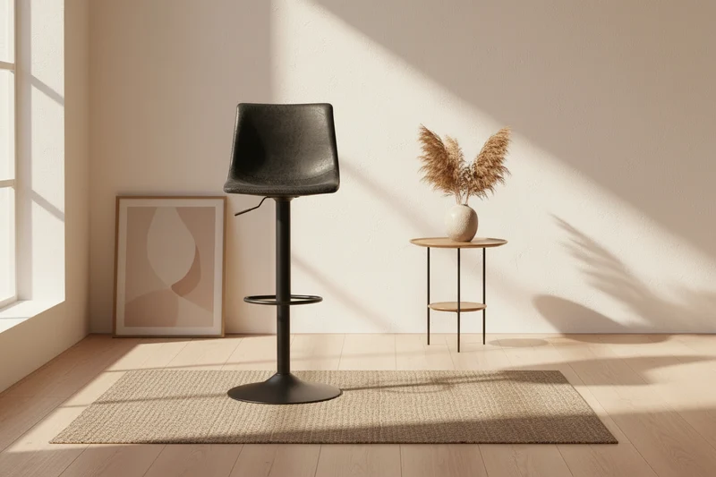 Tabourets de bar design noir - Ray