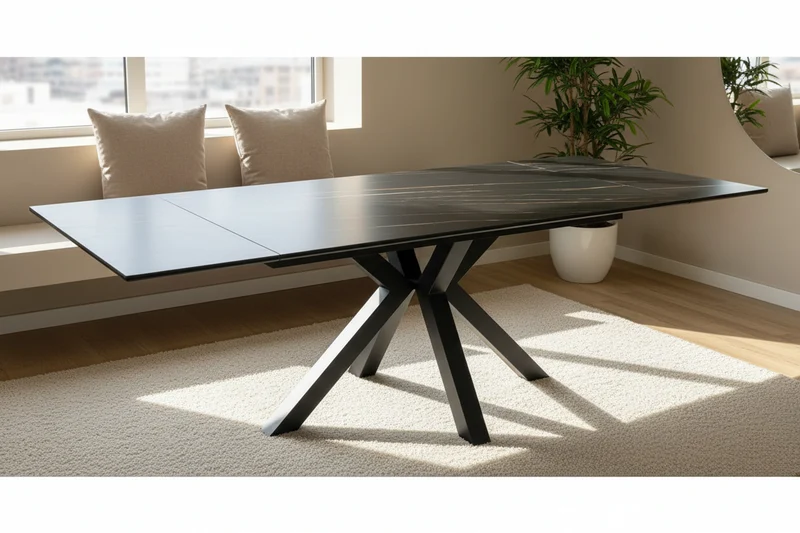 Table extensible céramique 2 rallonges - Stan