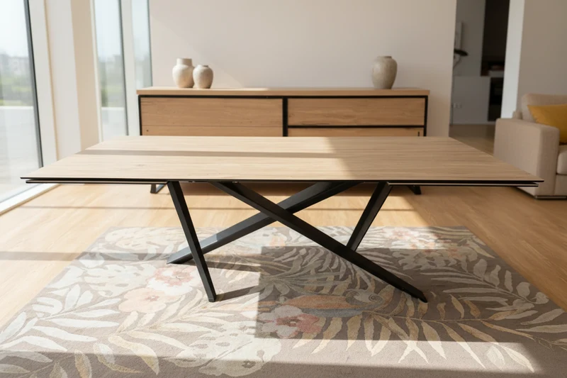 Table extensible céramique bois - Forrest