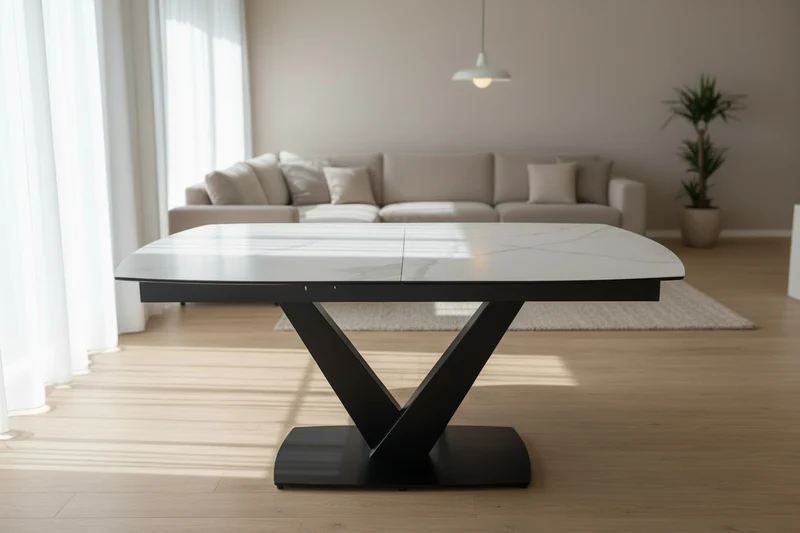 Table ovale extensible céramique - Columbiana Akante
