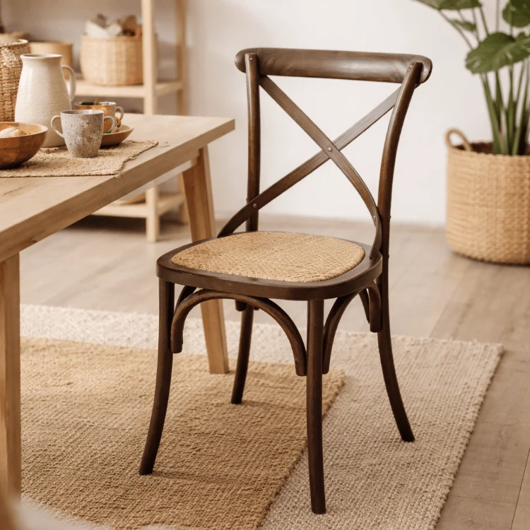 Silla de comedor madera Thomas nogal