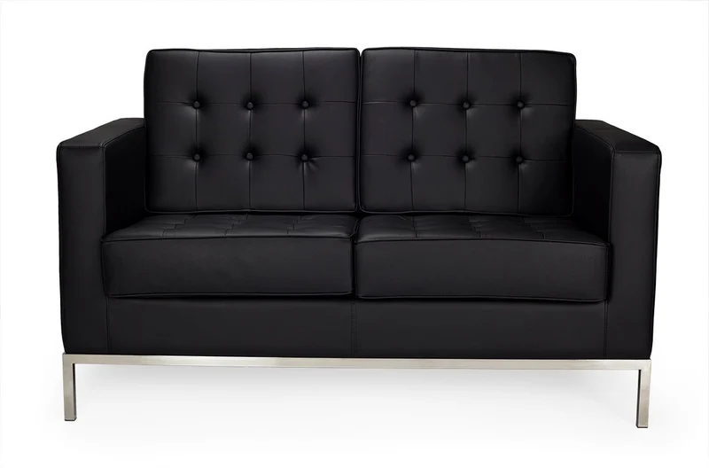 Sofá diseño Floren semipiel 2 plazas
