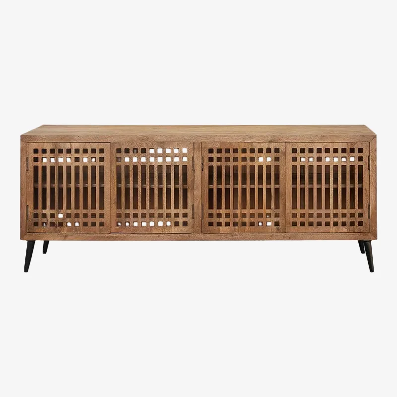 Mueble tv listones de madera Japón