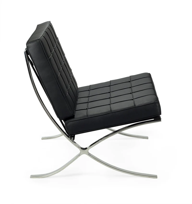 Sillón tapizado semipiel Barna