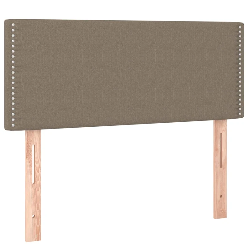Tête de lit accessoire couchage chambre à coucher meuble 90 x 5 x 78/88 cm tissu taupe TDL0201999