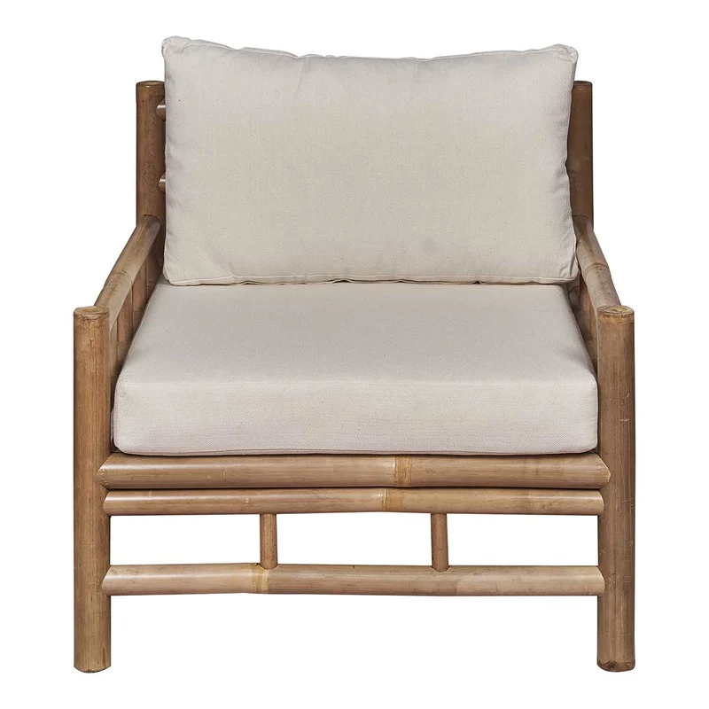 Sillón bambú 1 plaza natural Marina