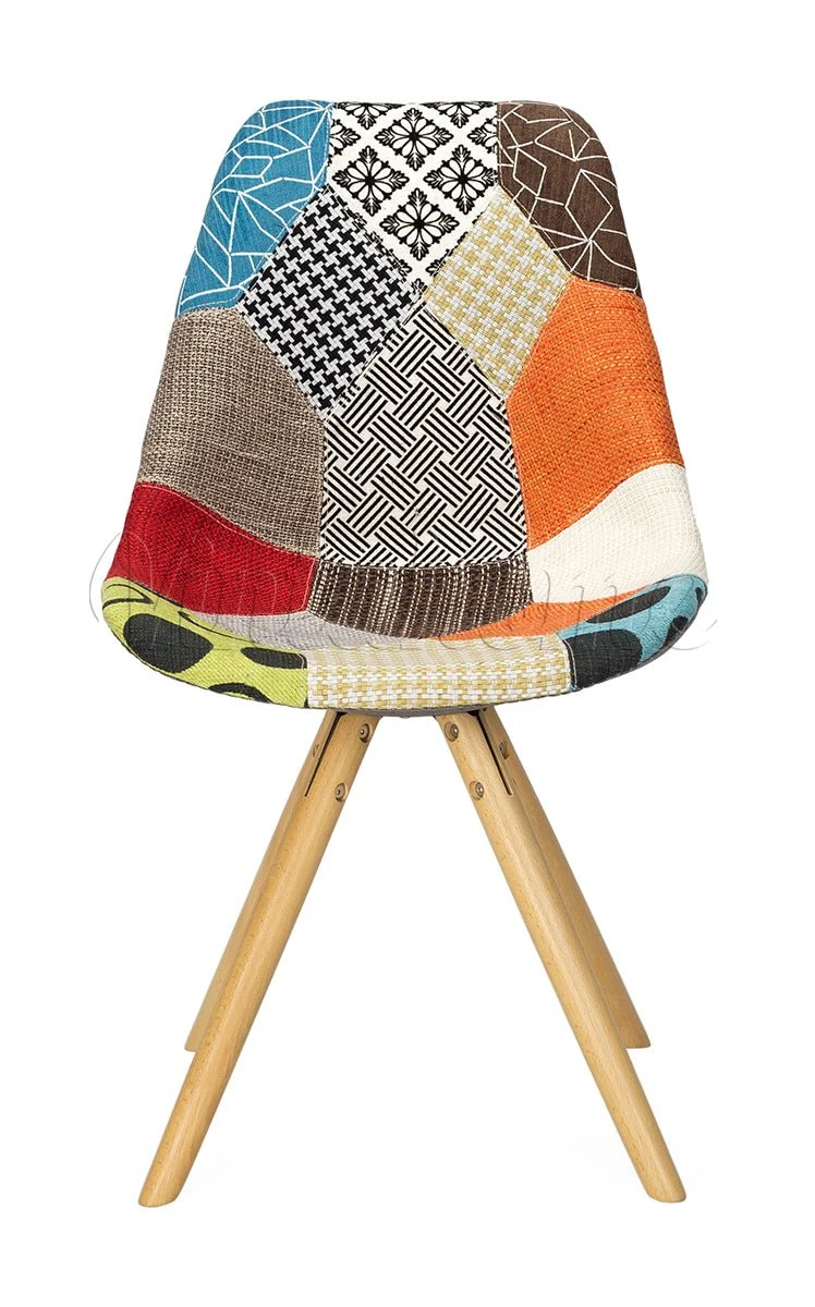 Silla de comedor Kassia Patchwork