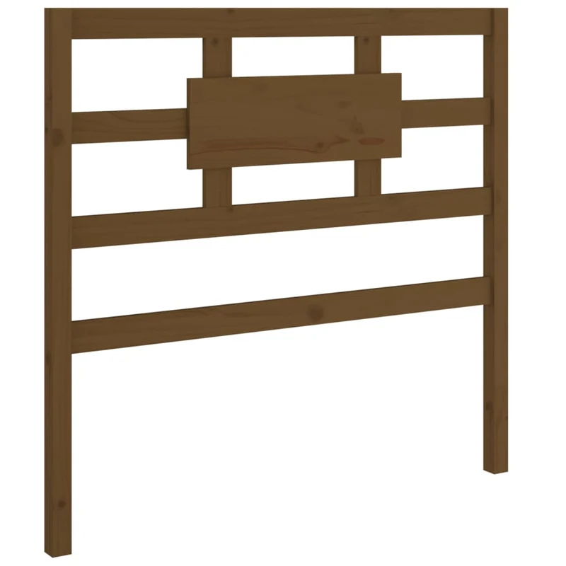 Tête de lit accessoire couchage chambre à coucher meuble 95,5 x 4 x 100 cm bois massif marron clair TDL0202819