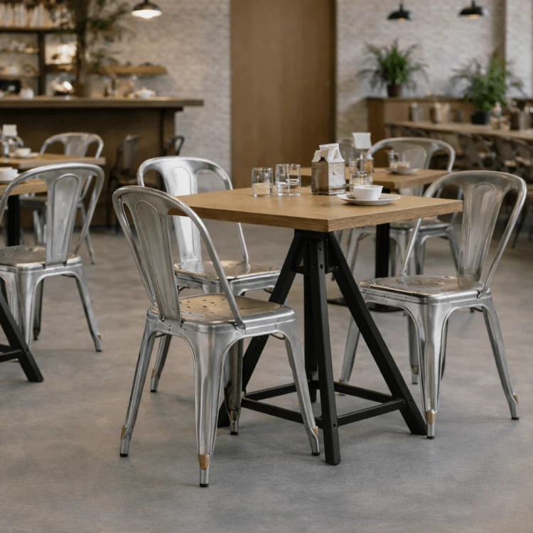 Silla de comedor industrial Marays