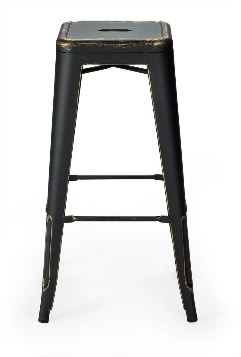 Taburete de bar Tolux envejecido altura 75 cm