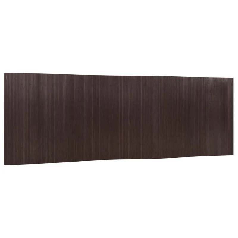 Paravent séparateur de pièce cloison 165 x 600 cm bambou marron foncé DEC031153