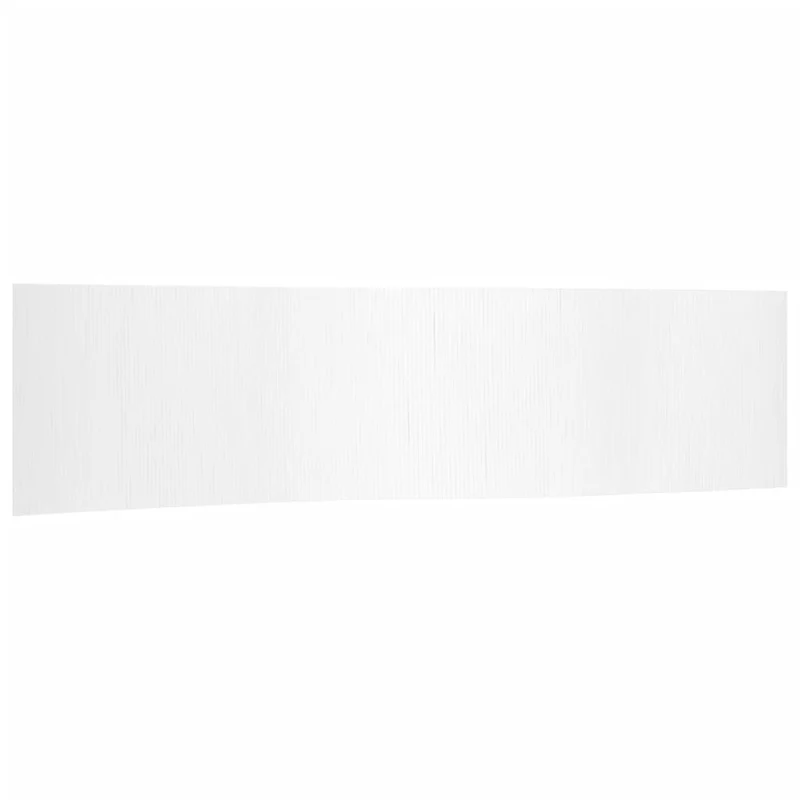 Paravent séparateur de pièce cloison 165 x 800 cm bambou blanc DEC031142