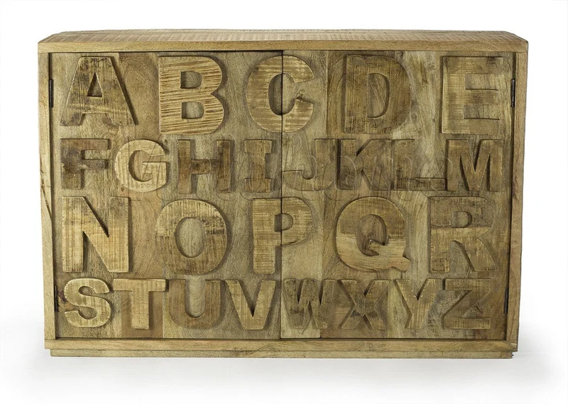Gabinete de madera Alphabet