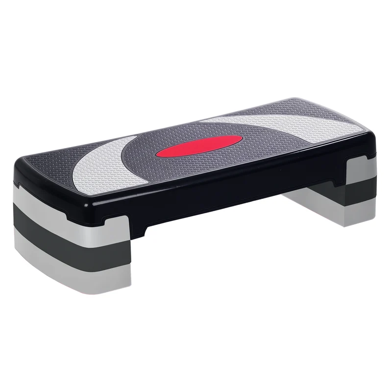 Plateforme d'aérobic réglable 78 x 29 x 20 cm antidérapante charge maximale 250 kg salon design très moderne en PP noir 21_0006966