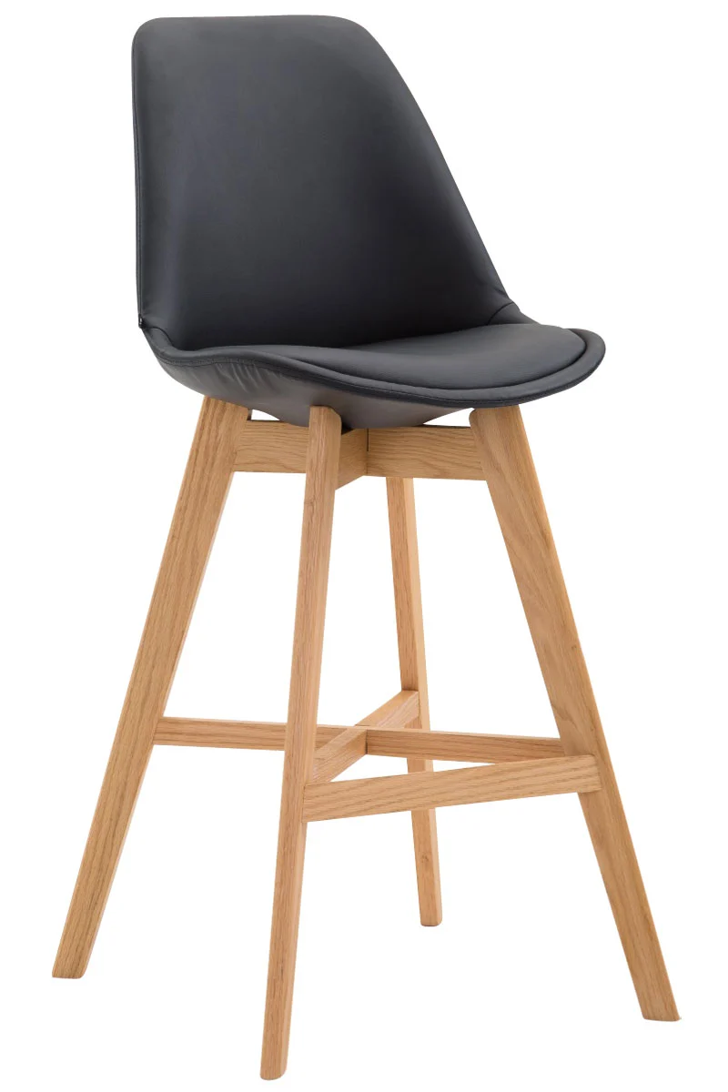 Tabouret de bar chaise haute design scandinave moderne en synthétique 10_0001154