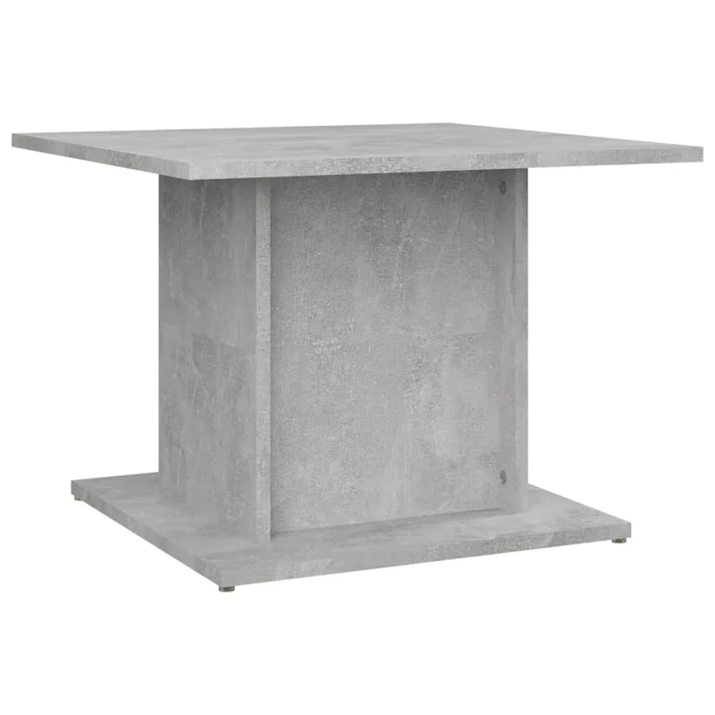 Table basse design moderne et contemporaine 55,5 x 55,5 x 40 cm bois d'ingénierie gris DEC039302