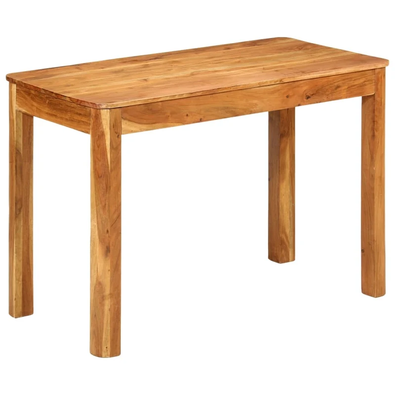 Table de salle à manger design moderne 110 x 55 x 76 cm bois d'acacia massif DEC036692