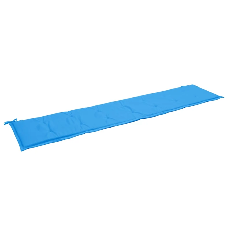 Coussin de banc de jardin Bleu 200 x 50 x 3 cm DEC021739