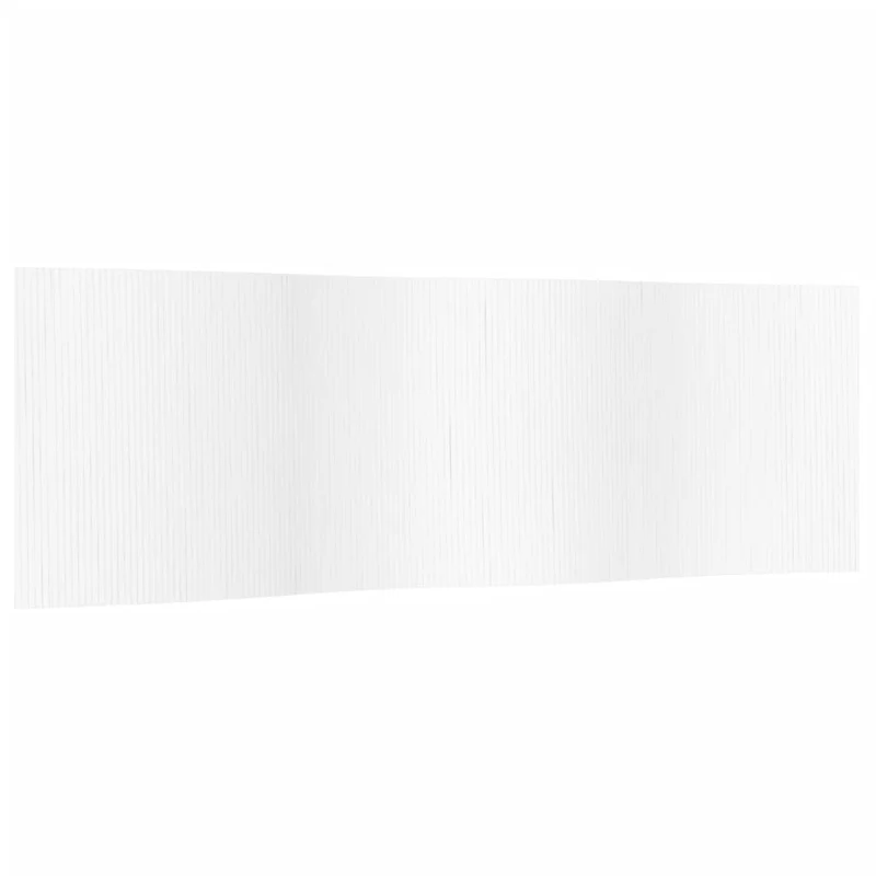 Paravent séparateur de pièce cloison 165 x 600 cm bambou blanc DEC031141