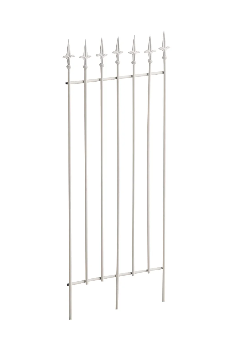 Treillis support pour plantes grimpantes à plante décoration de jardin 100 × 50 cm en métal blanc 10_0008922