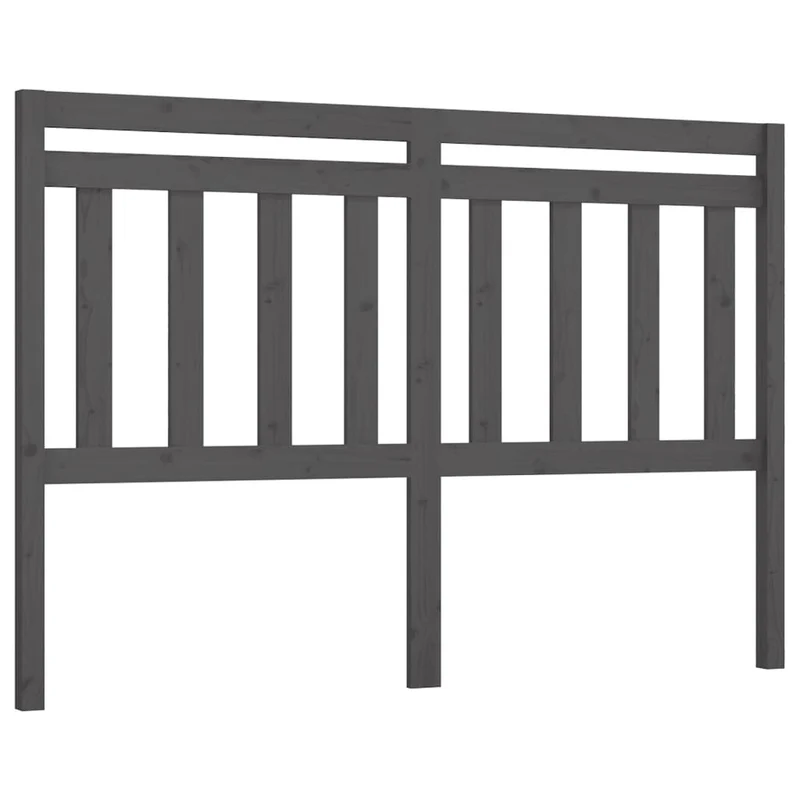 Tête de lit accessoire couchage chambre à coucher meuble 166 x 4 x 100 cm bois de pin gris TDL0203380