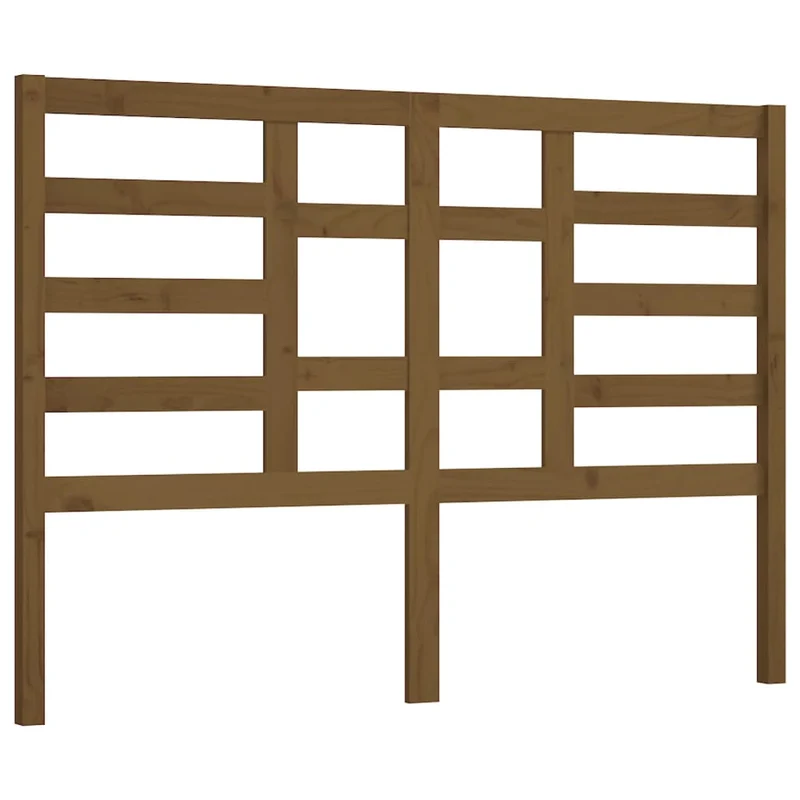 Tête de lit accessoire couchage chambre à coucher meuble 146 x 4 x 104 cm bois massif marron clair TDL0202993
