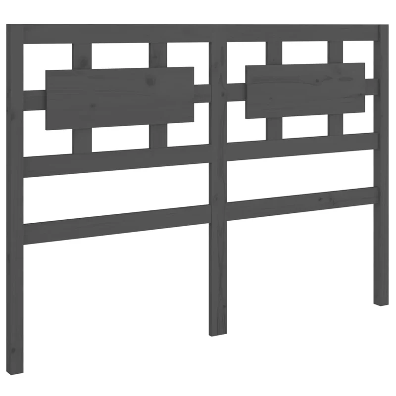 Tête de lit accessoire couchage chambre à coucher meuble 205,5 x 4 x 100 cm bois de pin gris TDL0203333