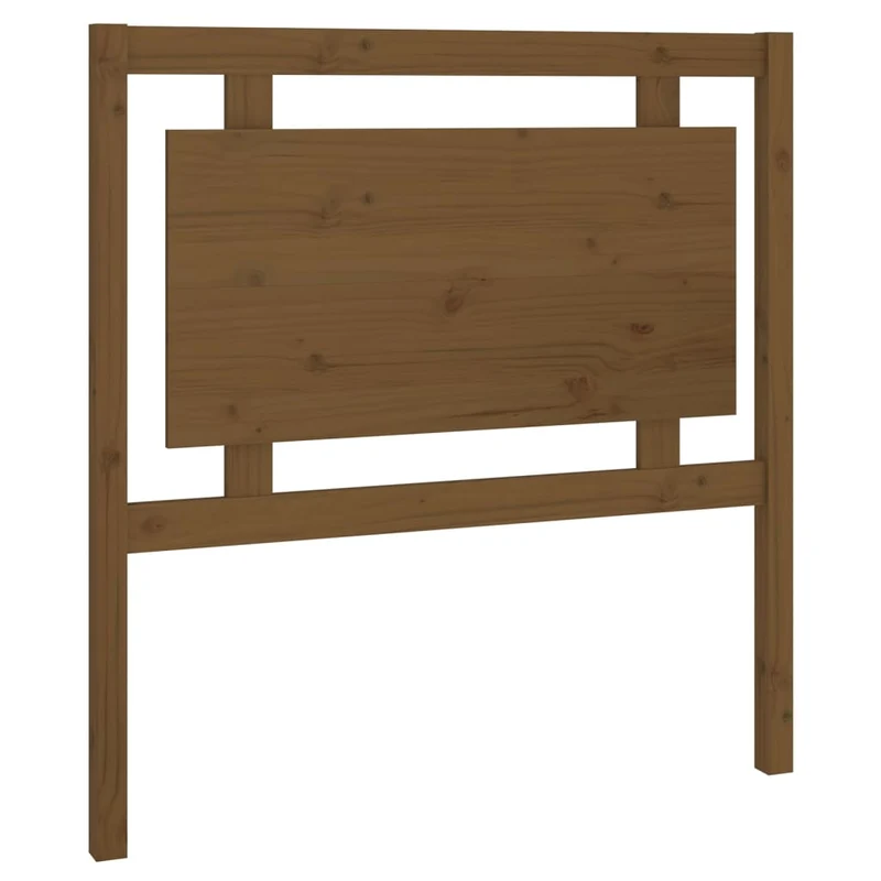 Tête de lit accessoire couchage chambre à coucher meuble 95,5 x 4 x 100 cm bois massif marron clair TDL0202825