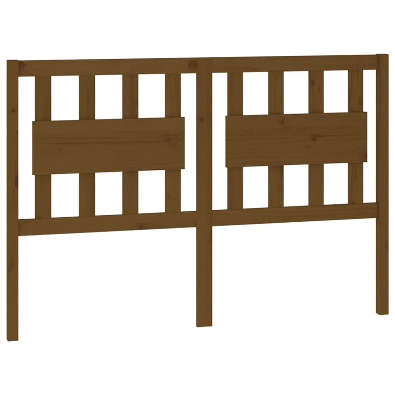 Tête de lit accessoire couchage chambre à coucher meuble 145,5 x 4 x 100 cm bois massif marron clair TDL0203010